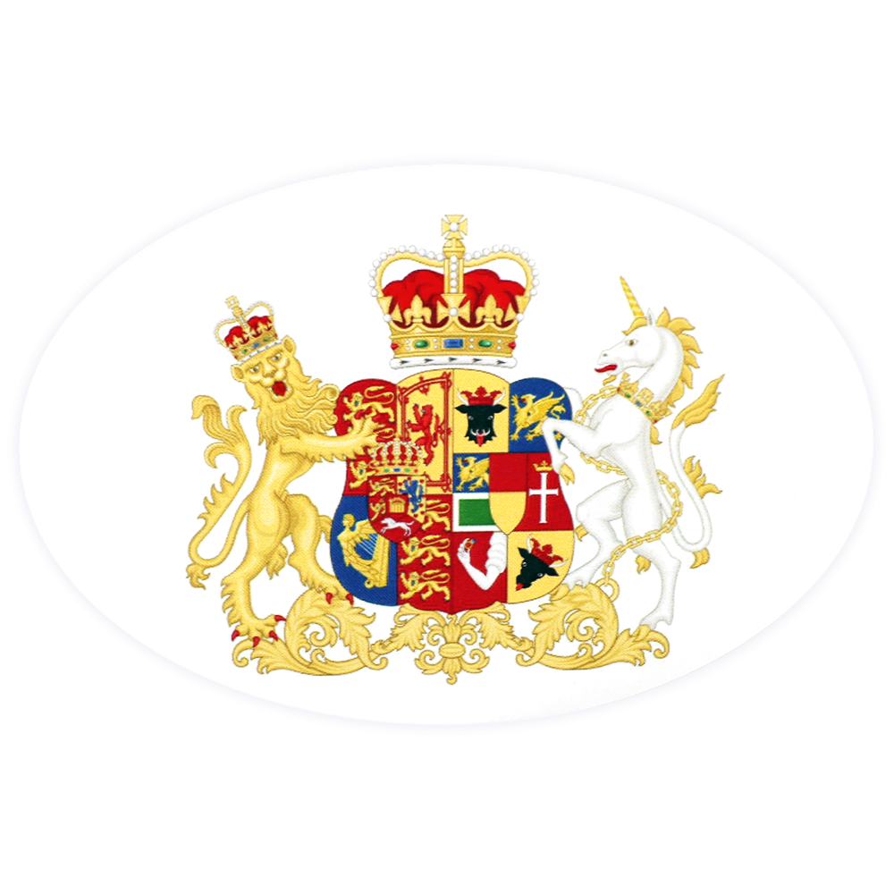 Aufkleber Familienwappen Grossherzog Friedrich Maik