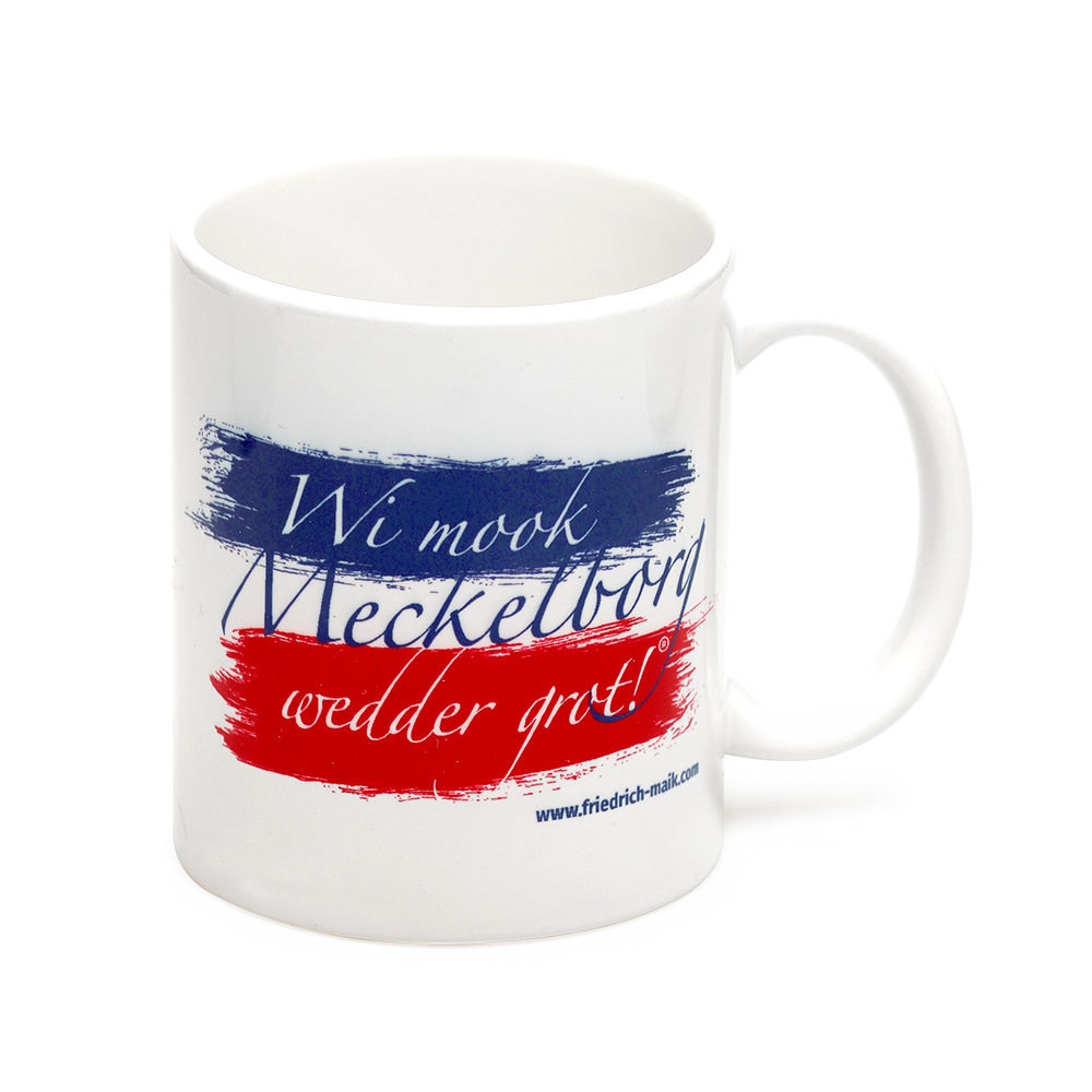 Tasse „Wi mook Meckelborg wedder grot!“
